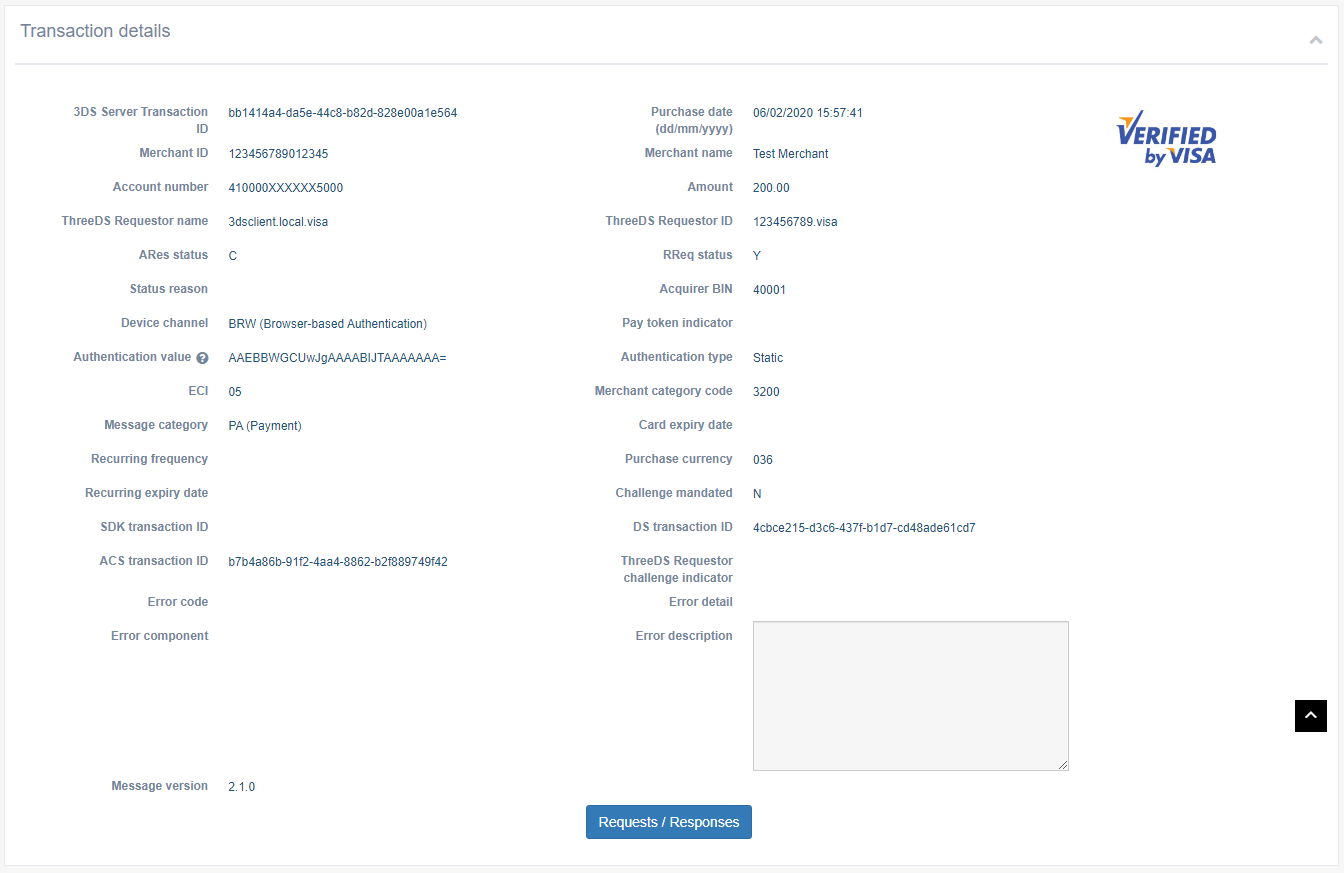 Transaction Details