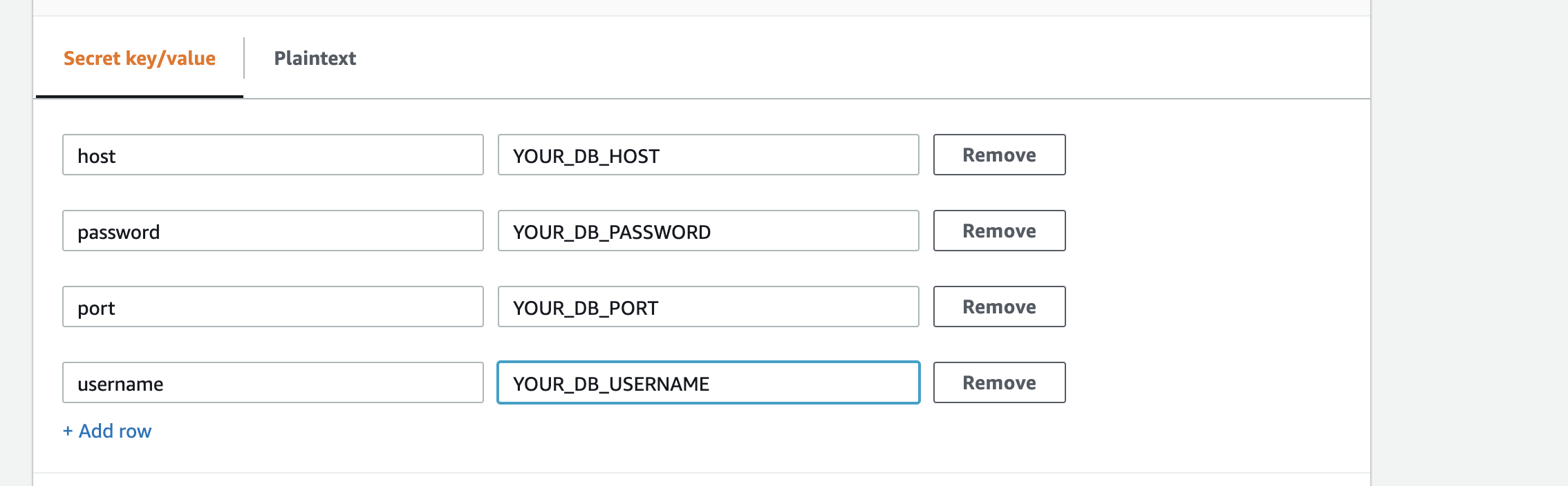 AWS Key Value