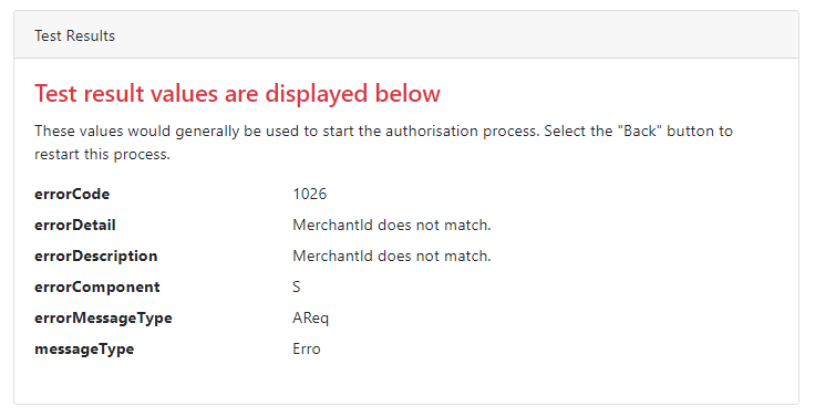 result error